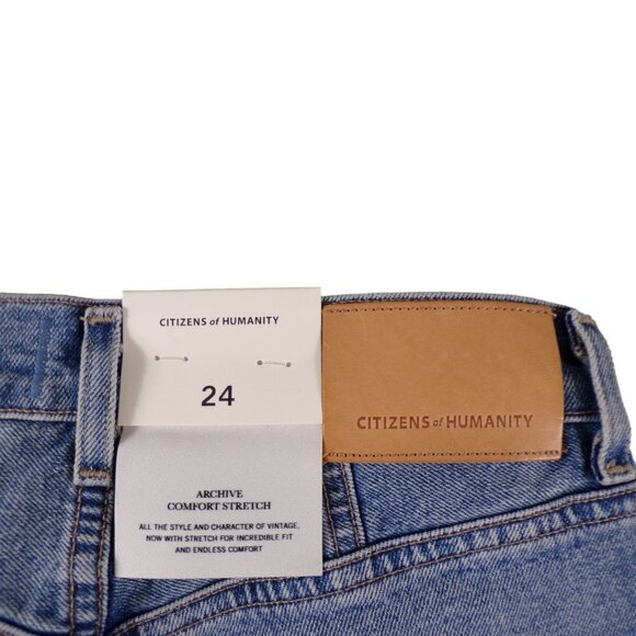 NEW CITIZENS OF HUMANITY Valerie High Rise Tapered Stirrup Jean in Caraway #703 - Picture 9 of 9